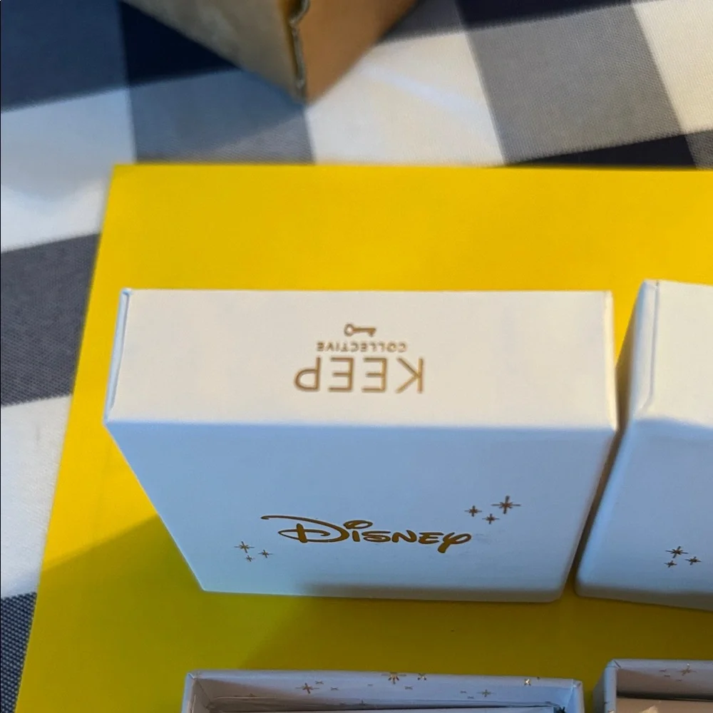 Disney Gold Tinker Bell Charm with Yellow and Green Accents